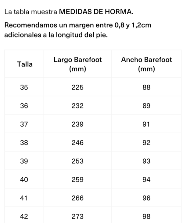 BAILARINA NAVEGA BAREFOOT FRESA HORMA BAREFOOT - Imagen 6
