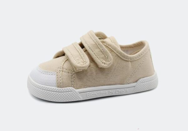 LONA RESPETUOSA COCO BEIGE CON 2 VELCROS BLANDITOS BY CRIO´S