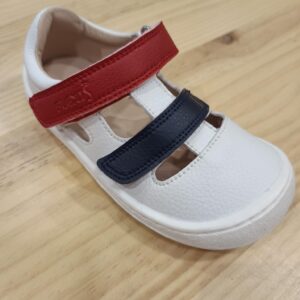 SANDALIA RESPETUOSA BLANCO /NAVY/ROJO DE FLEXINENS