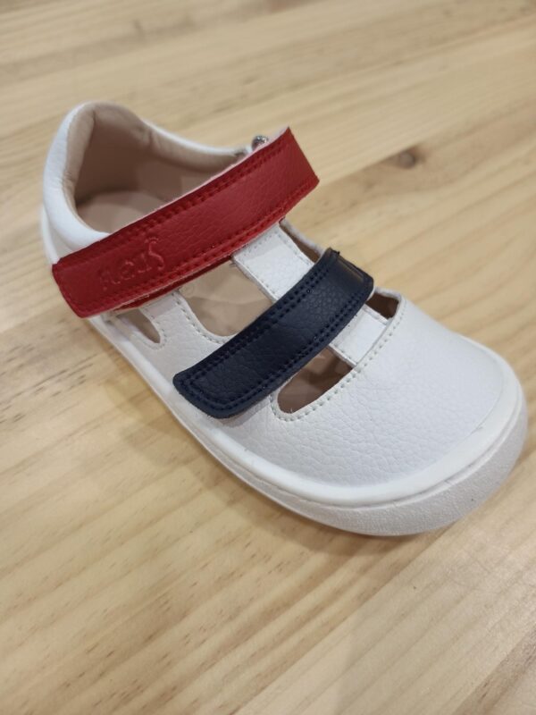 SANDALIA RESPETUOSA BLANCO /NAVY/ROJO DE FLEXINENS