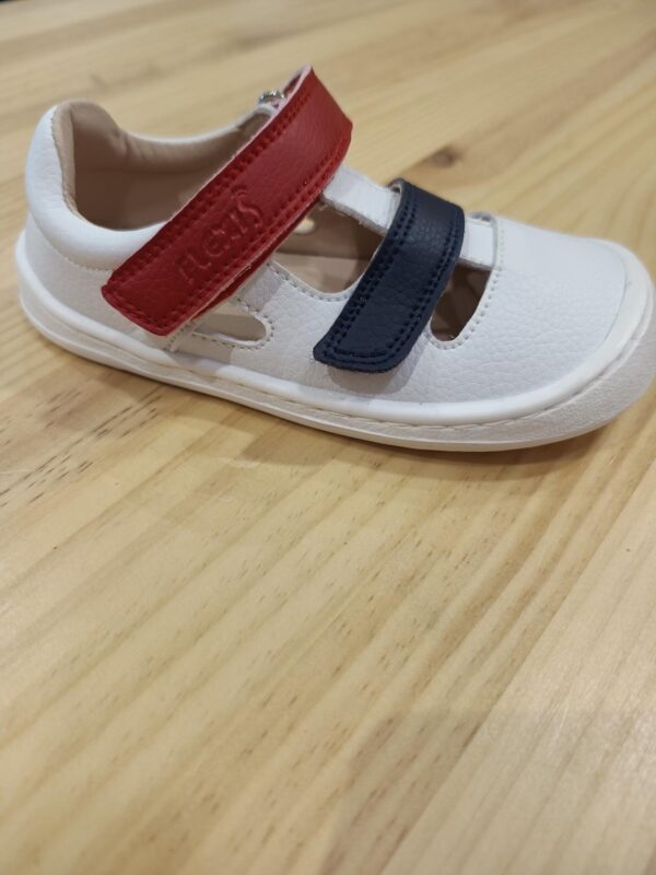 SANDALIA RESPETUOSA BLANCO /NAVY/ROJO DE FLEXINENS - Imagen 4