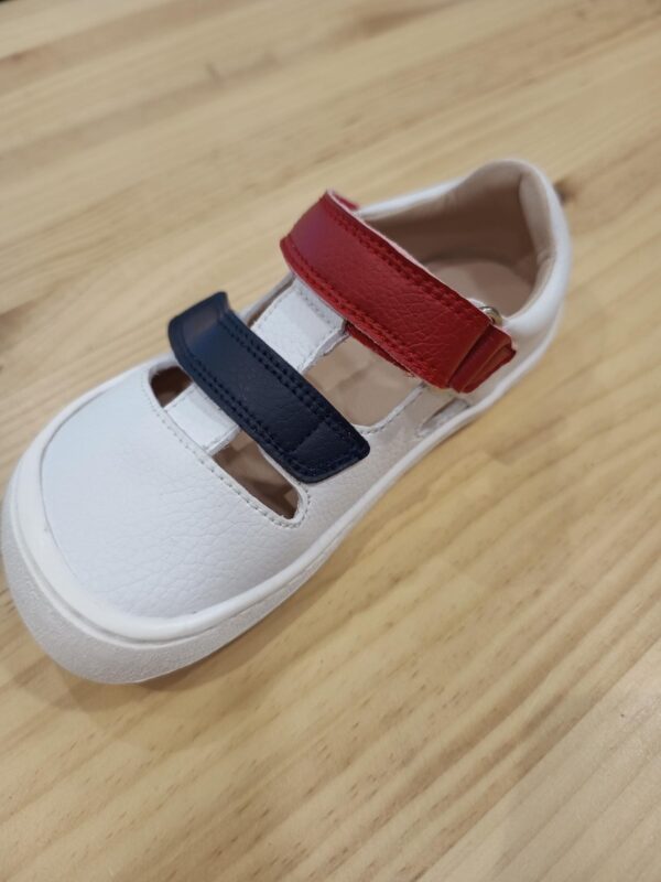 SANDALIA RESPETUOSA BLANCO /NAVY/ROJO DE FLEXINENS - Imagen 5
