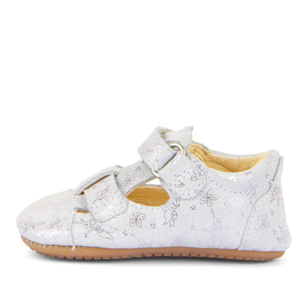 SANDALIA RESPETUOSA FRODDO PREWALKERS GRIS/ PLATA - Imagen 2