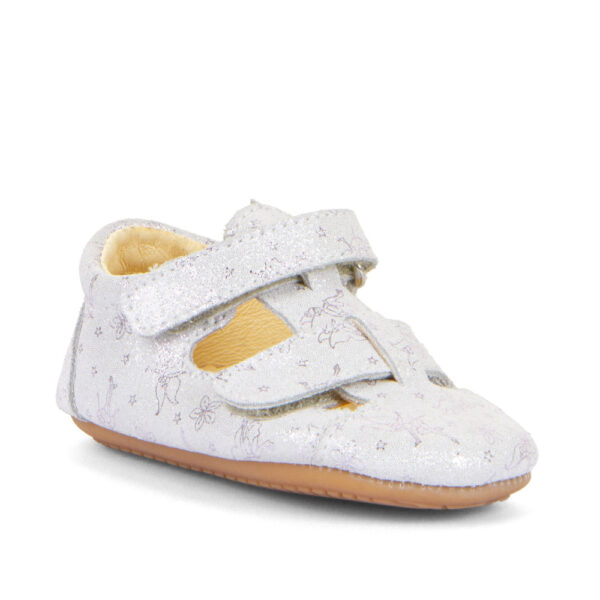 SANDALIA RESPETUOSA FRODDO PREWALKERS GRIS/ PLATA
