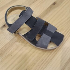 SANDALIA RESPETUOSA NOBUK NAVY CON JEANS DE ANDANINES