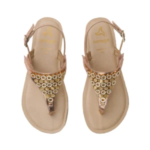 SANDALIA RESPETUOSA MAMBA BRONCE DE NAVEGA BAREFOOT