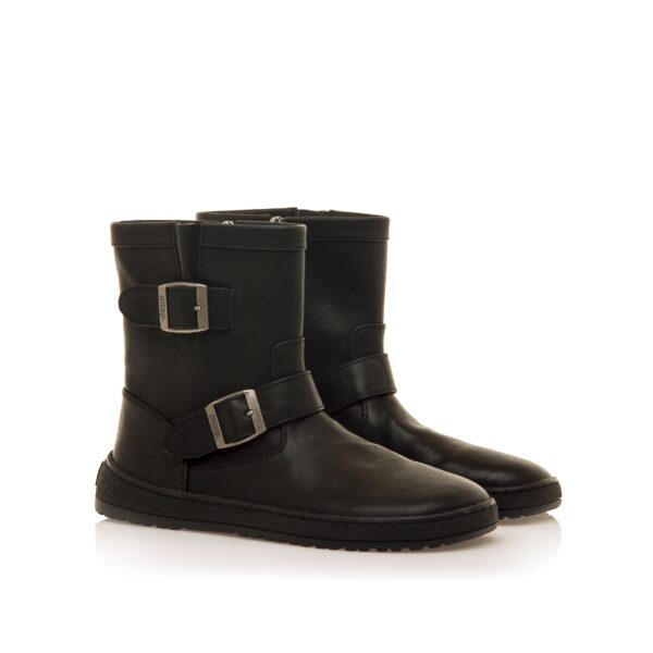 BOTA MUSTANG FREE CLOT NEGRO CON HEBILLAS