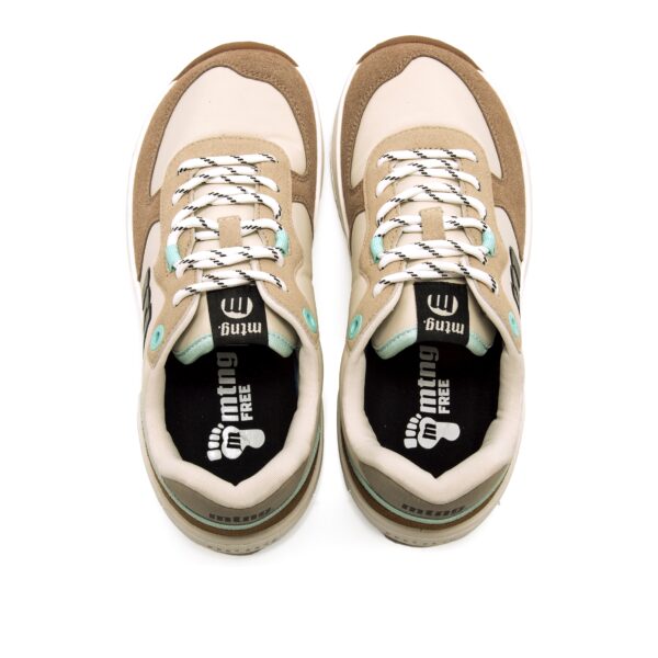 DEPORTIVA BAREFOOT MUJER APOLO PLITY TAUPE DE MUSTANG FREE - Imagen 5