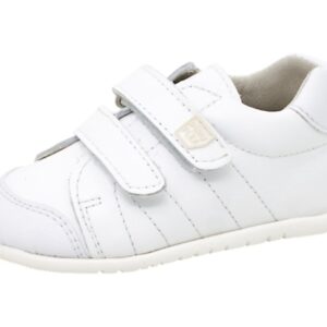 DEPORTIVA RESPETUOSA DE PIEL DOBLE VELCRO BLANCO DE PIRUFLEX