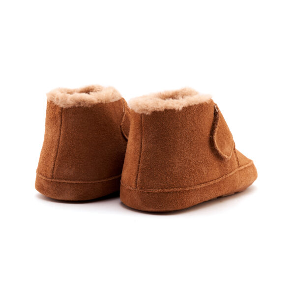 BOTIN RESPETUOSO PRIMEROS PASOS SHLOOFY TAN SUEDE - OLD SOLES - Imagen 4
