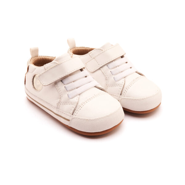 DEPORTIVA RESPETUOSA PARA PRIMEROS PASOS TEAM BUB SNOW/GOLD DE OLD SOLES