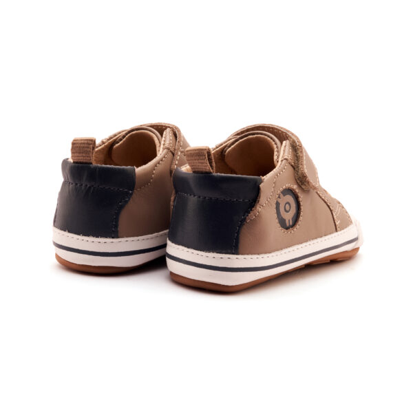 DEPORTIVA RESPETUOSA PARA PRIMEROS PASOS TEAM BUB TAUPE/NAVY DE OLD SOLES - Imagen 4