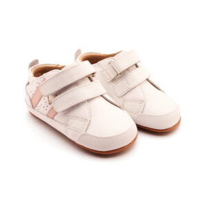 DEPORTIVA RESPETUOSA BABY BOUNCE SNOW/POWDER PINK/GOLD DE OLS SOLES