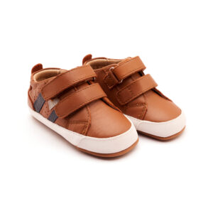 DEPORTIVA RESPETUOSA PRIMEROS PASOS BABY BOUNCE TAN/NAVY/GRIS DE OLD SOLES