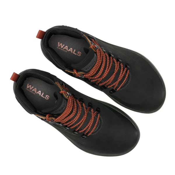 BOTA BAREFOOT IMPERMEABLE EVENT KHANG NEGRO Y ROJO DE WAALS - Imagen 5
