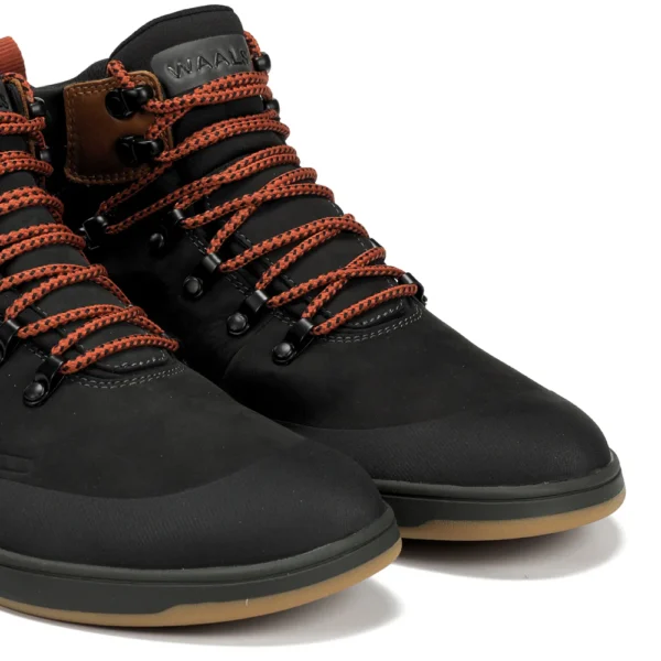 BOTA BAREFOOT IMPERMEABLE EVENT KHANG NEGRO Y ROJO DE WAALS - Imagen 6
