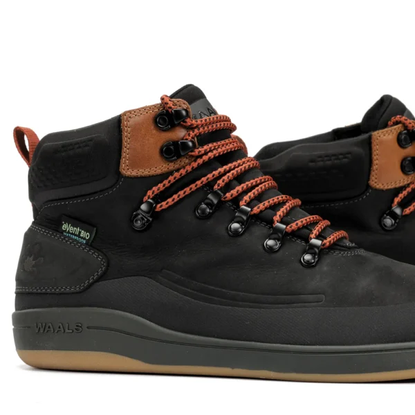 BOTA BAREFOOT IMPERMEABLE EVENT KHANG NEGRO Y ROJO DE WAALS - Imagen 7