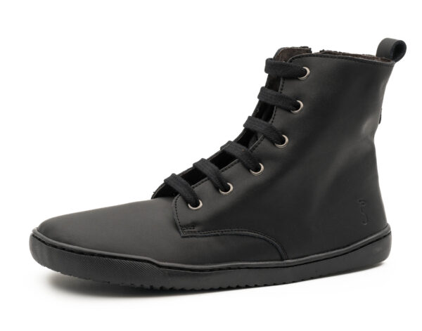 BOTA MILITAR BAREFOOT NEGRO DE FLEXINENS EN HORMA ANCHA