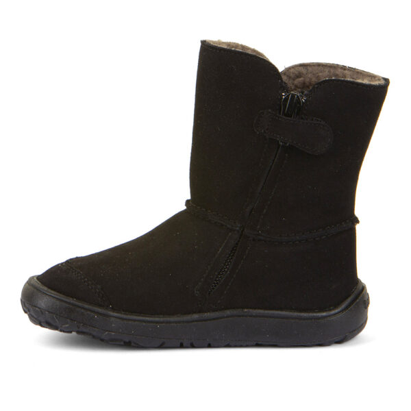BOTA RESPETUOSA FRODDO BAREFOOT ADULTO CON MEMBRANA TEX ANTE COLOR BLACK - Imagen 2