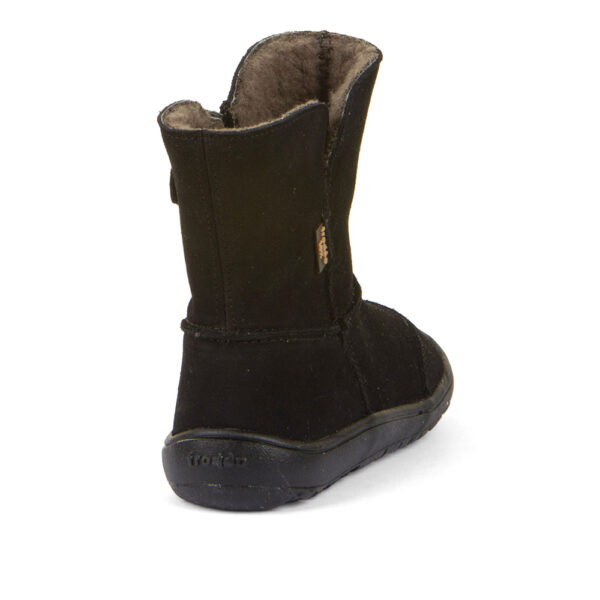BOTA RESPETUOSA FRODDO BAREFOOT ADULTO CON MEMBRANA TEX ANTE COLOR BLACK - Imagen 4