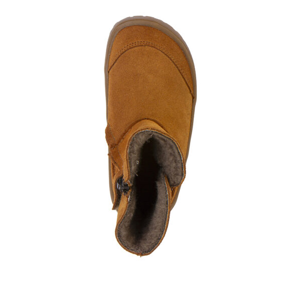 BOTA RESPETUOSA FRODDO BAREFOOT ADULTO CON MEMBRANA TEX ANTE COLOR COGNAC - Imagen 5