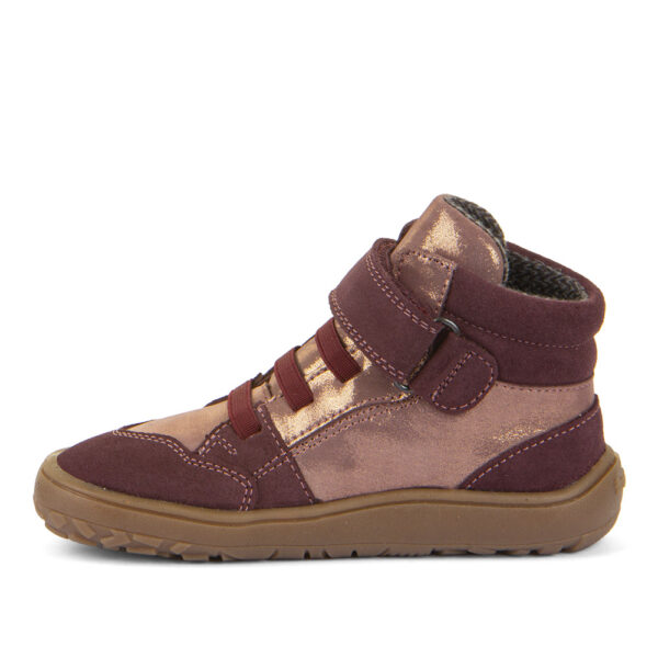 BOTA RESPETUOSA FRODDO BAREFOOT CON MEMBRANA TEX GO BURDEOS GOLD - Imagen 2
