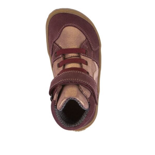 BOTA RESPETUOSA FRODDO BAREFOOT CON MEMBRANA TEX GO BURDEOS GOLD - Imagen 5