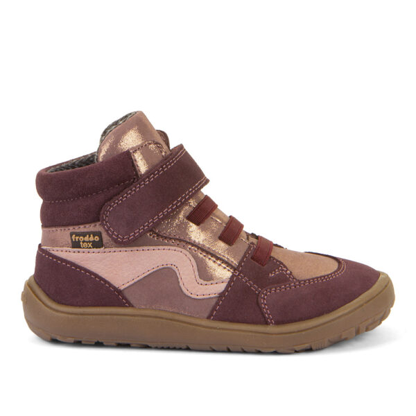 BOTA RESPETUOSA FRODDO BAREFOOT CON MEMBRANA TEX GO BURDEOS GOLD - Imagen 7