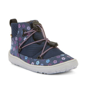 BOTA RESPETUOSA FRODDO BAREFOOT CON MEMBRANA TEX TRACK DENIM CON FLORES