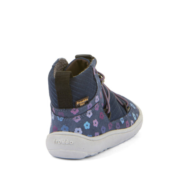 BOTA RESPETUOSA FRODDO BAREFOOT CON MEMBRANA TEX TRACK DENIM CON FLORES - Imagen 4
