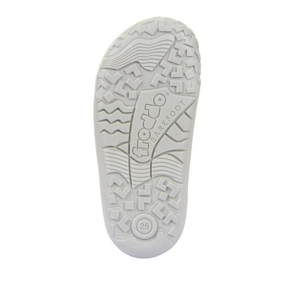 BOTA RESPETUOSA FRODDO BAREFOOT CON MEMBRANA TEX TRACK DENIM CON FLORES - Imagen 6