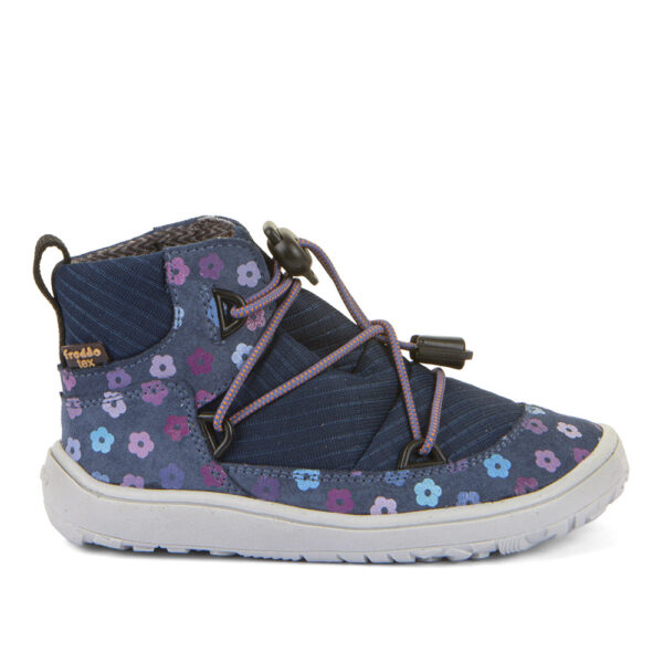 BOTA RESPETUOSA FRODDO BAREFOOT CON MEMBRANA TEX TRACK DENIM CON FLORES - Imagen 7