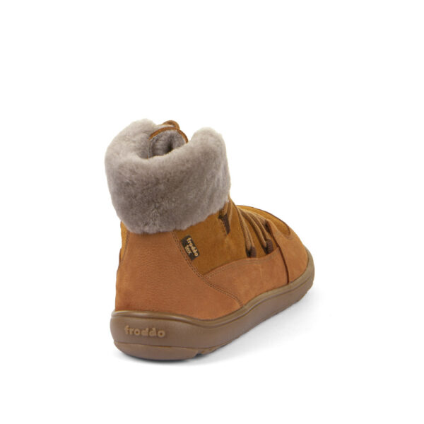 BOTA RESPETUOSA FRODDO BAREFOOT ADULTO UP FURRY W CON MEMBRANA TEX COLOR COGNAC - Imagen 4