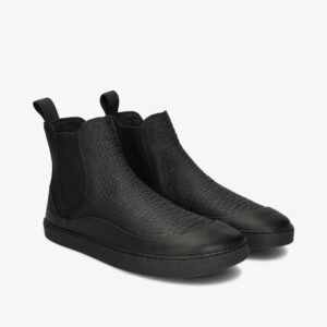 BOTIN BAREFOOT MUJER SIENA BLACK CROCO DE GROUNDIES