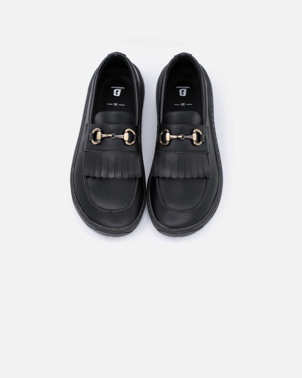MOCASIN BAREFOOT MODELO GLOW EN COLOR NEGRO - BEFLAMBOYANT