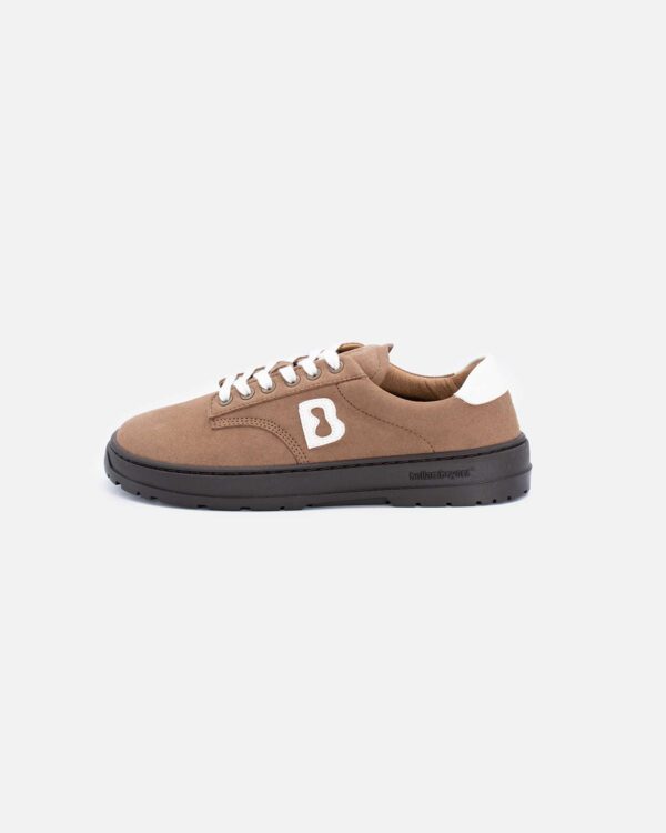 ZAPATILLA BAREFOOT MODELO SCENT MARRON Y BLANCO - BEFLAMBOYANT - Imagen 2