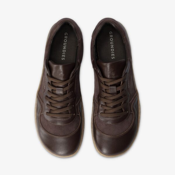 CALZADO BAREFOOT HOMBRE MODELO NOVA SPECIAL ESPRESSO DE GROUNDIES - Imagen 4