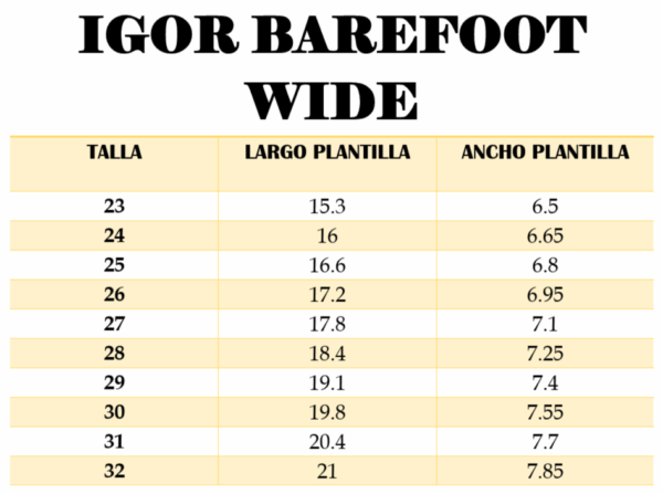 BOTA DE AGUA RESPETUOSA VERONA TAUPE IGOR BAREFOOT WIDE - Imagen 7