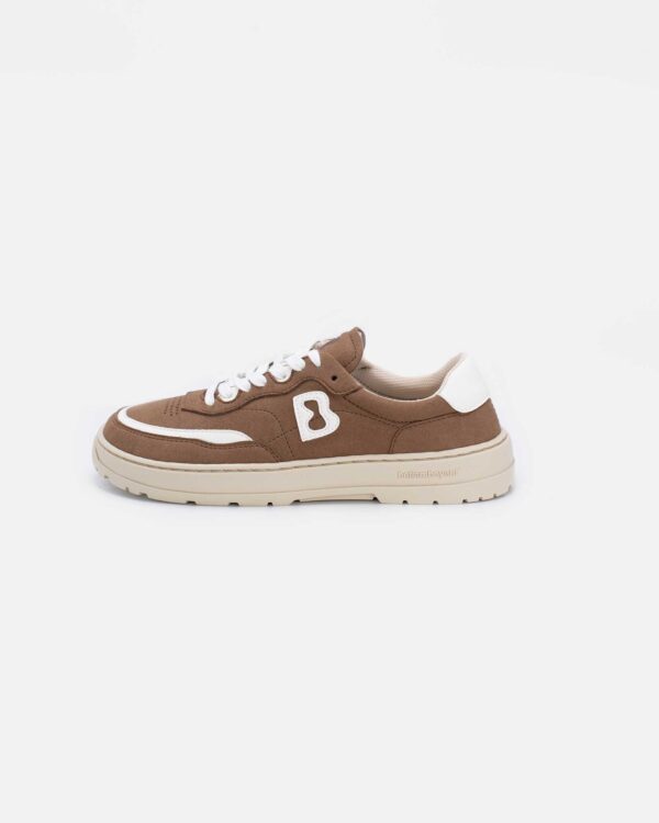 ZAPATILLA BAREFOOT SNEAKERS PURPOSE SUEDE MARRON - BEFLAMBOYANT - Imagen 3
