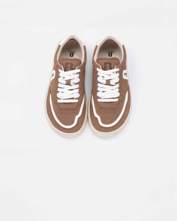 ZAPATILLA BAREFOOT SNEAKERS PURPOSE SUEDE MARRON - BEFLAMBOYANT