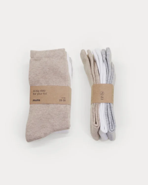 PACK DE 3 PARES DE CALCETINES RESPETUOSOS LARGOS DE MURIS BRAND