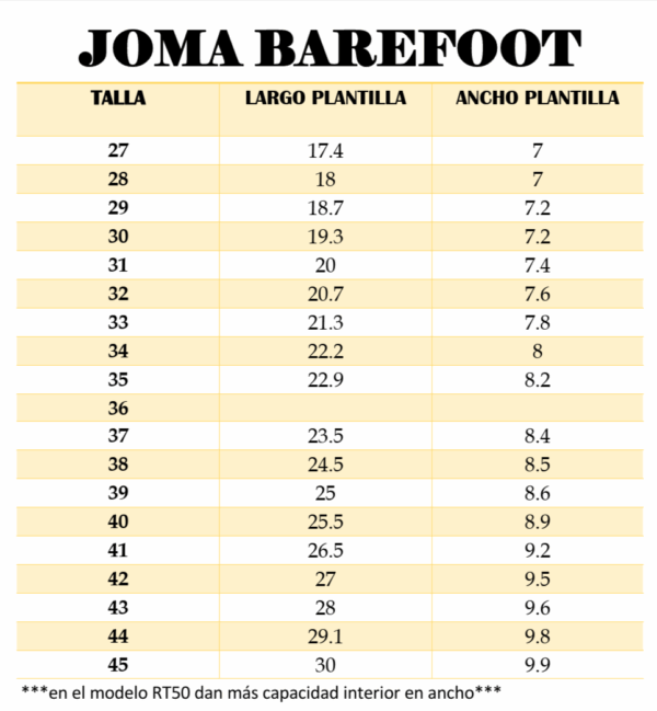 DEPORTIVA JOMA BAREFOOT CALPE LADY 2525 BEIGE - Imagen 5