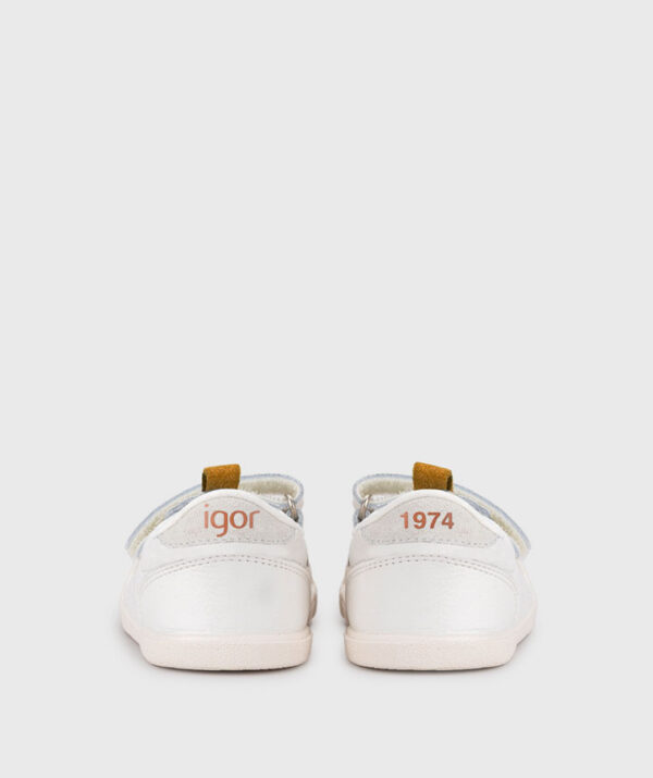 DEPORTIVA RESPETUOSA BERLIN WHITE MOSTAZA DE IGOR BAREFOOT WIDE - Imagen 5