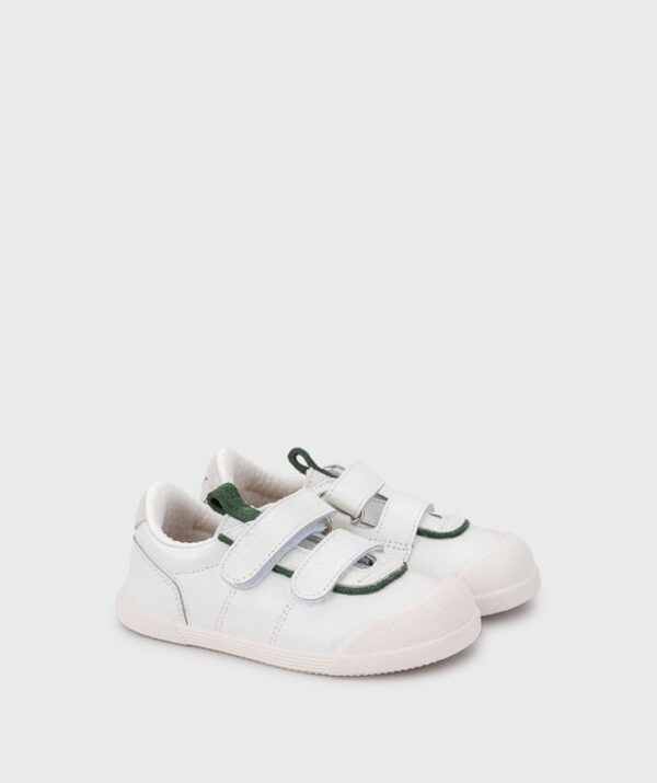 DEPORTIVA RESPETUOSA BERLIN WHITE VERDE DE IGOR BAREFOOT WIDE - Imagen 2