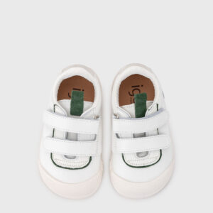 DEPORTIVA RESPETUOSA BERLIN WHITE VERDE DE IGOR BAREFOOT WIDE