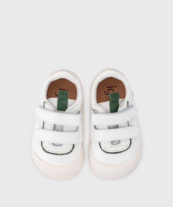 DEPORTIVA RESPETUOSA BERLIN WHITE VERDE DE IGOR BAREFOOT WIDE