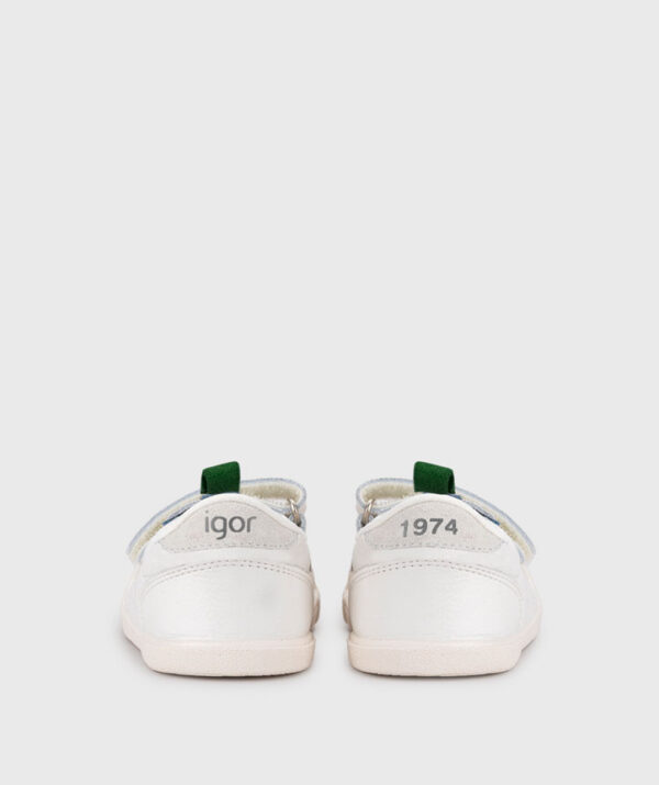 DEPORTIVA RESPETUOSA BERLIN WHITE VERDE DE IGOR BAREFOOT WIDE - Imagen 5