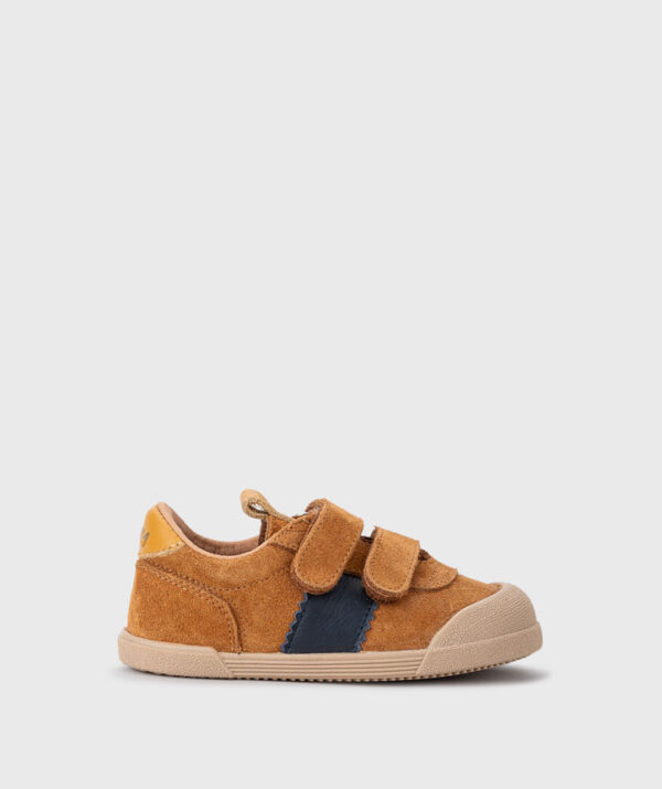 DEPORTIVA RESPETUOSA DE SERRAJE BERLIN IGOR BAREFOOT WIDE COLOR MOSTAZA - Imagen 2