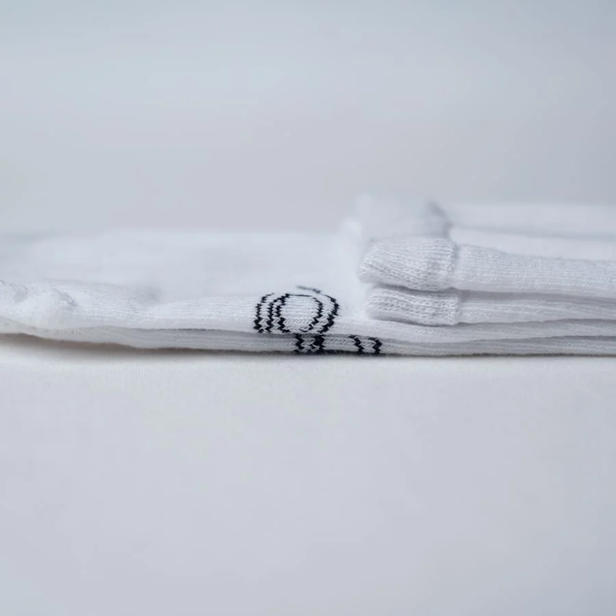 CALCETINES ANATOMICOS A TRES HILOS BLANCO - Imagen 3