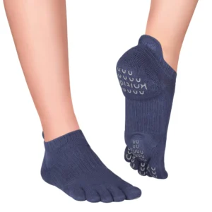 CALCETINES DE DEDO MODELO YAMA INDIGO PARA YOGA/PILATES DE KNITIDO